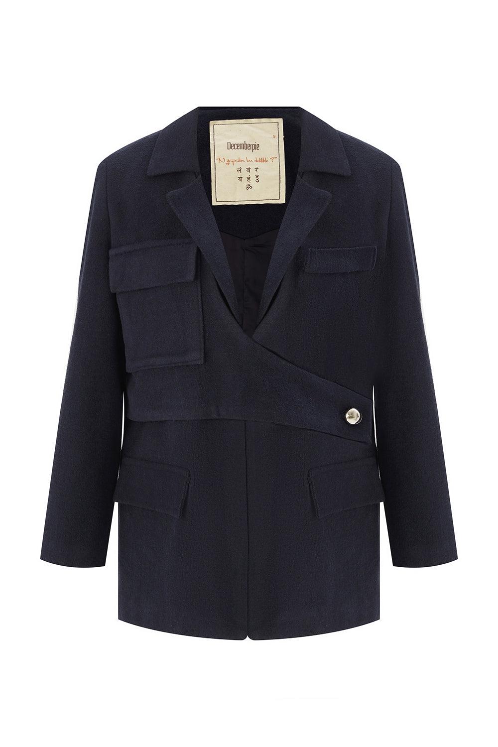 December Pie-Lacivert Ceket-Ceket-2-Milagron.com