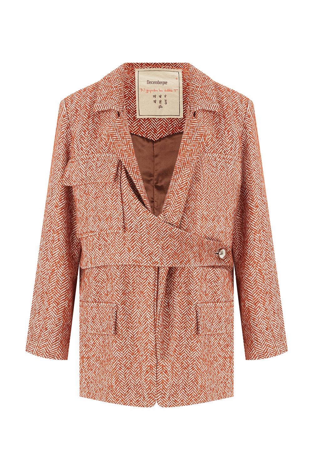 December Pie-Turuncu Ceket-Ceket-2-Milagron.com