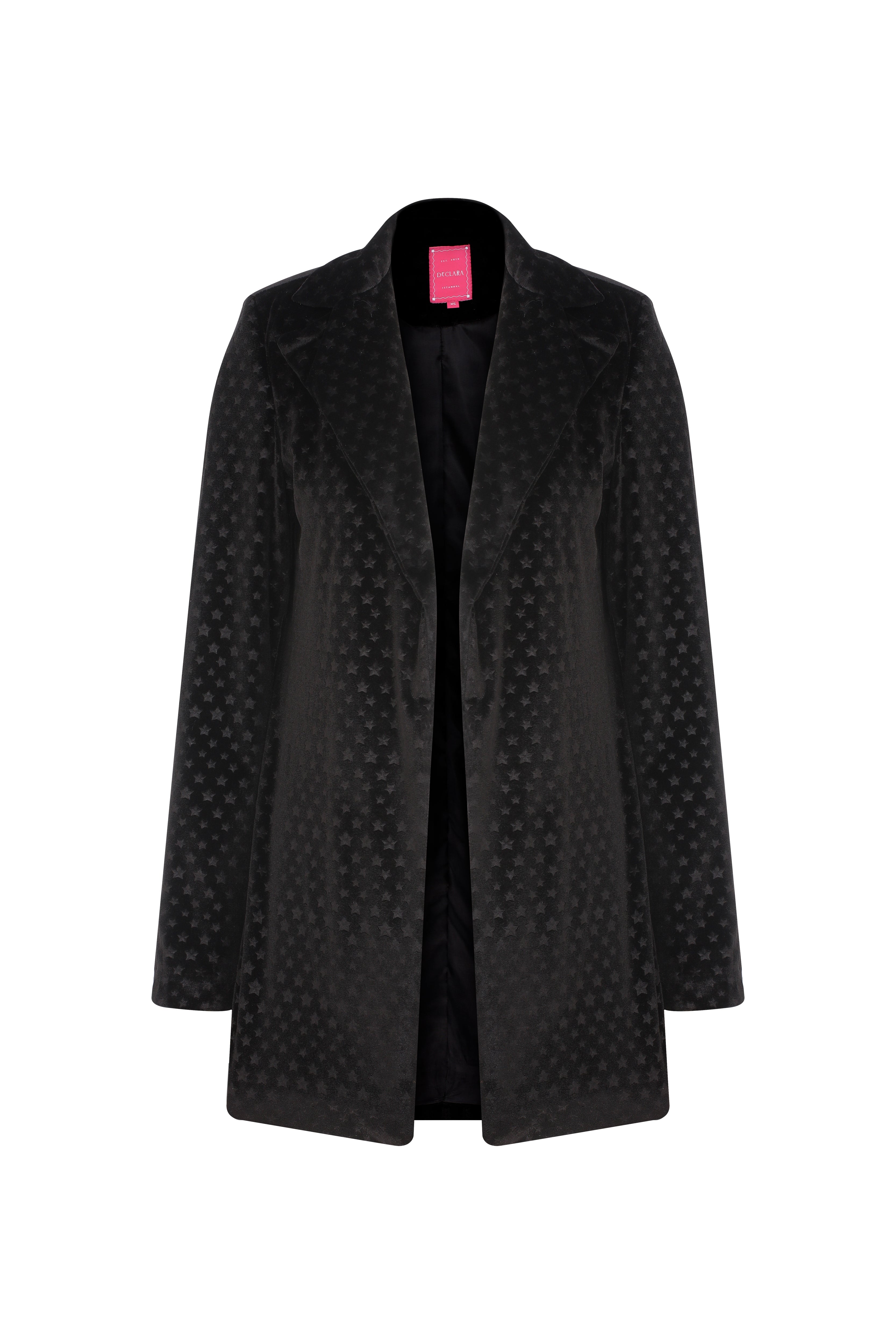 Declara-Black Starry Jacket-Ceket-2-Milagron.com