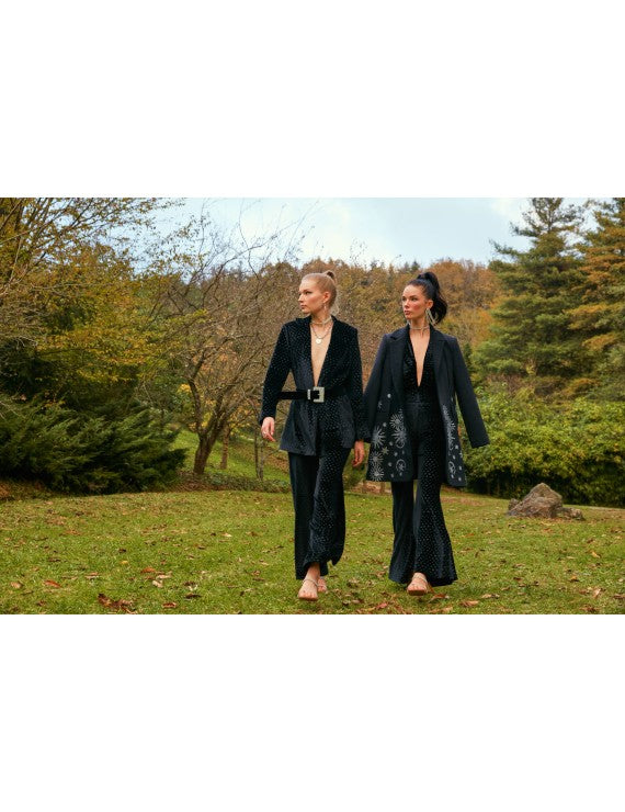 Declara-Black Starry Jacket-Ceket-5-Milagron.com