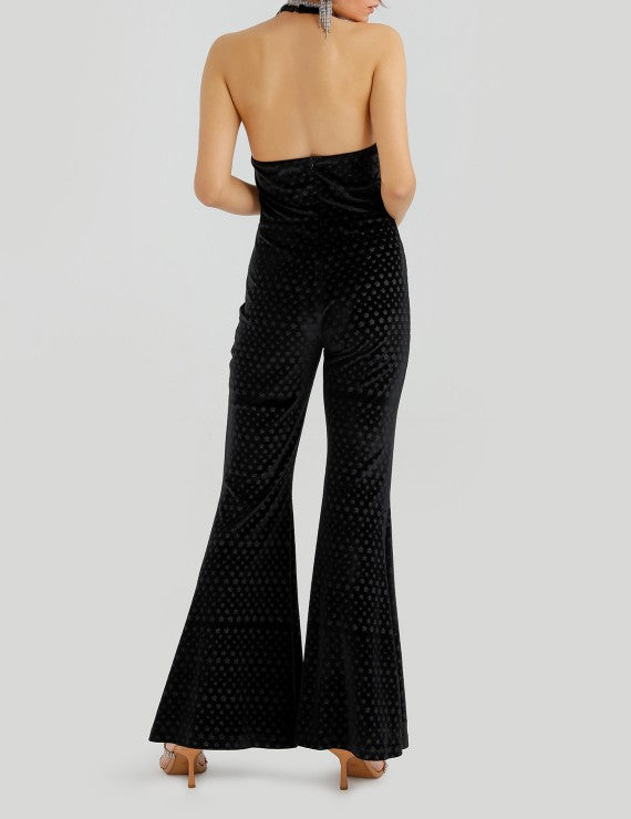 Declara-Black Starry Jumpsuit-Tulum-2-Milagron.com
