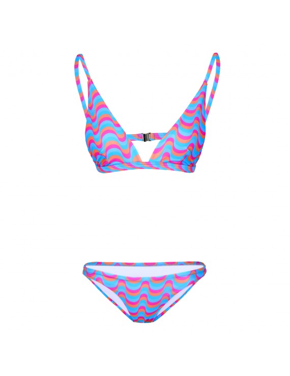 Declara-Blue Wavy Bikini Set-1-Milagron.com