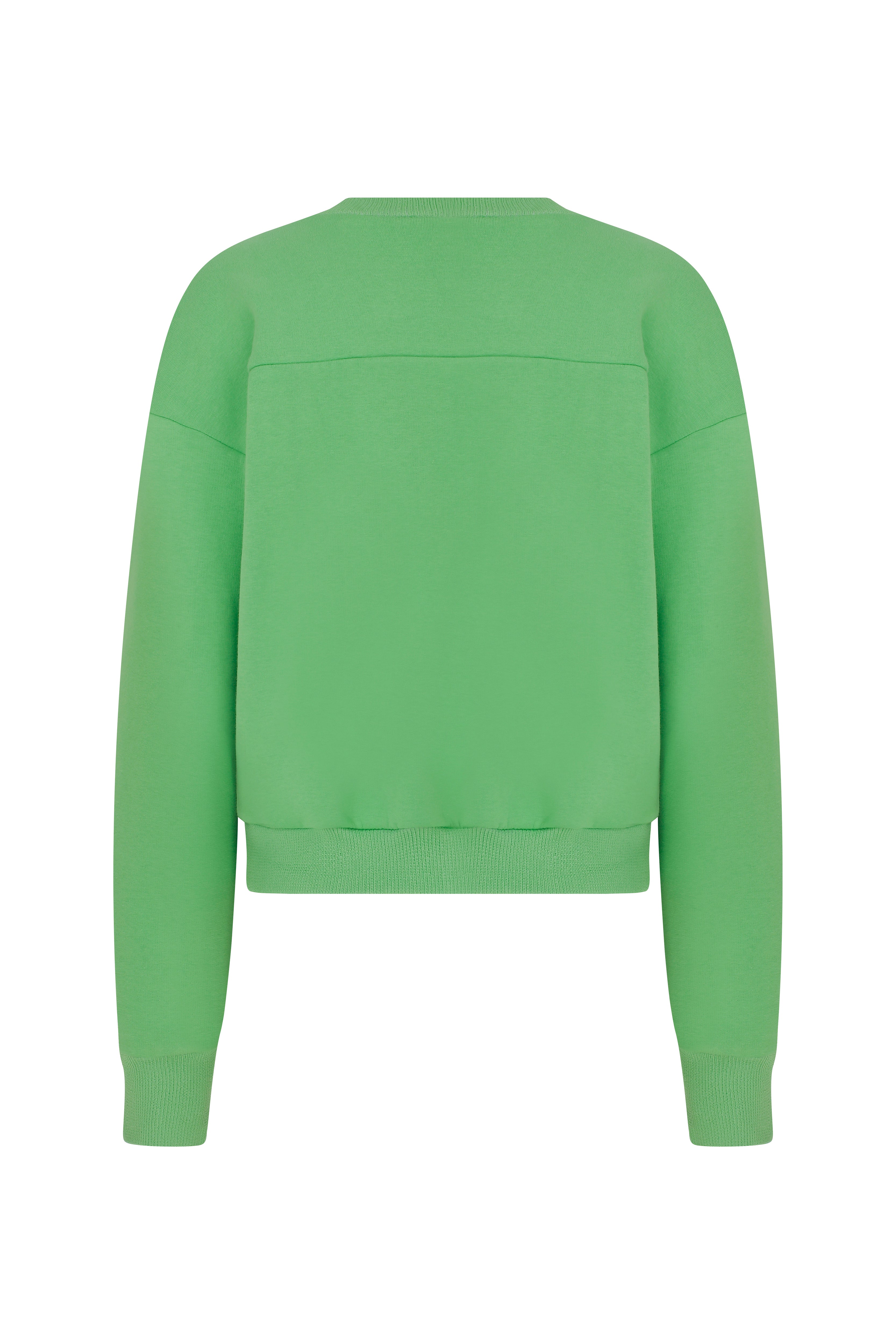 Declara-Cozy Green Sweatshirt-2-Milagron.com