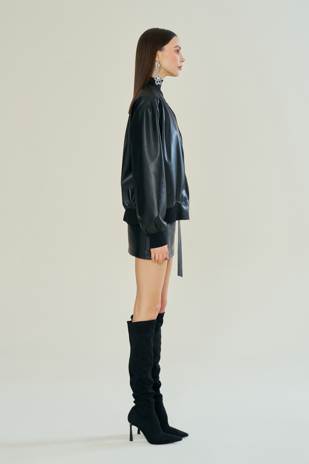 Declara-Nightfall Leather Bomber-Ceket-2-Milagron.com