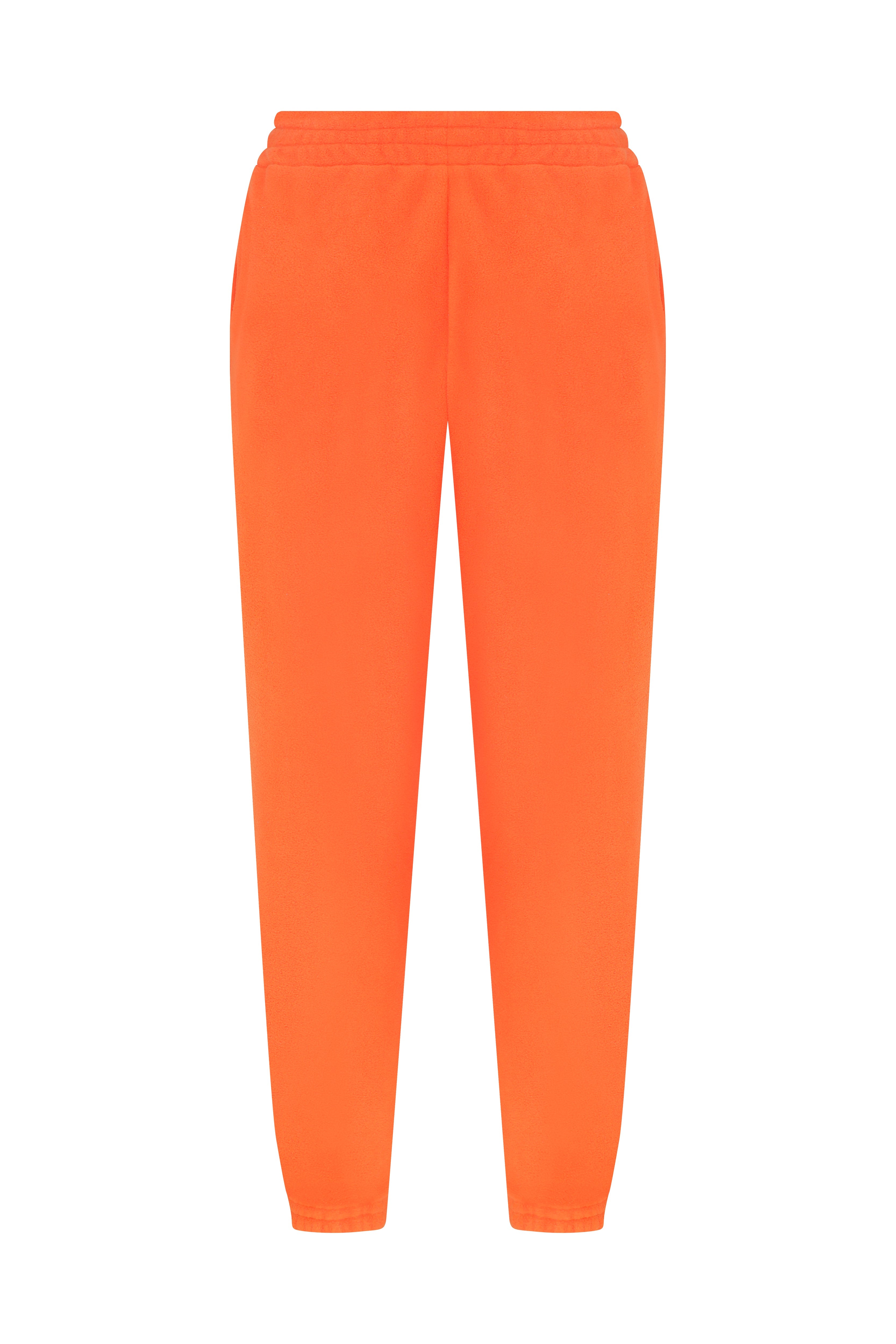Declara-Orange Polar Sweatpants-2-Milagron.com