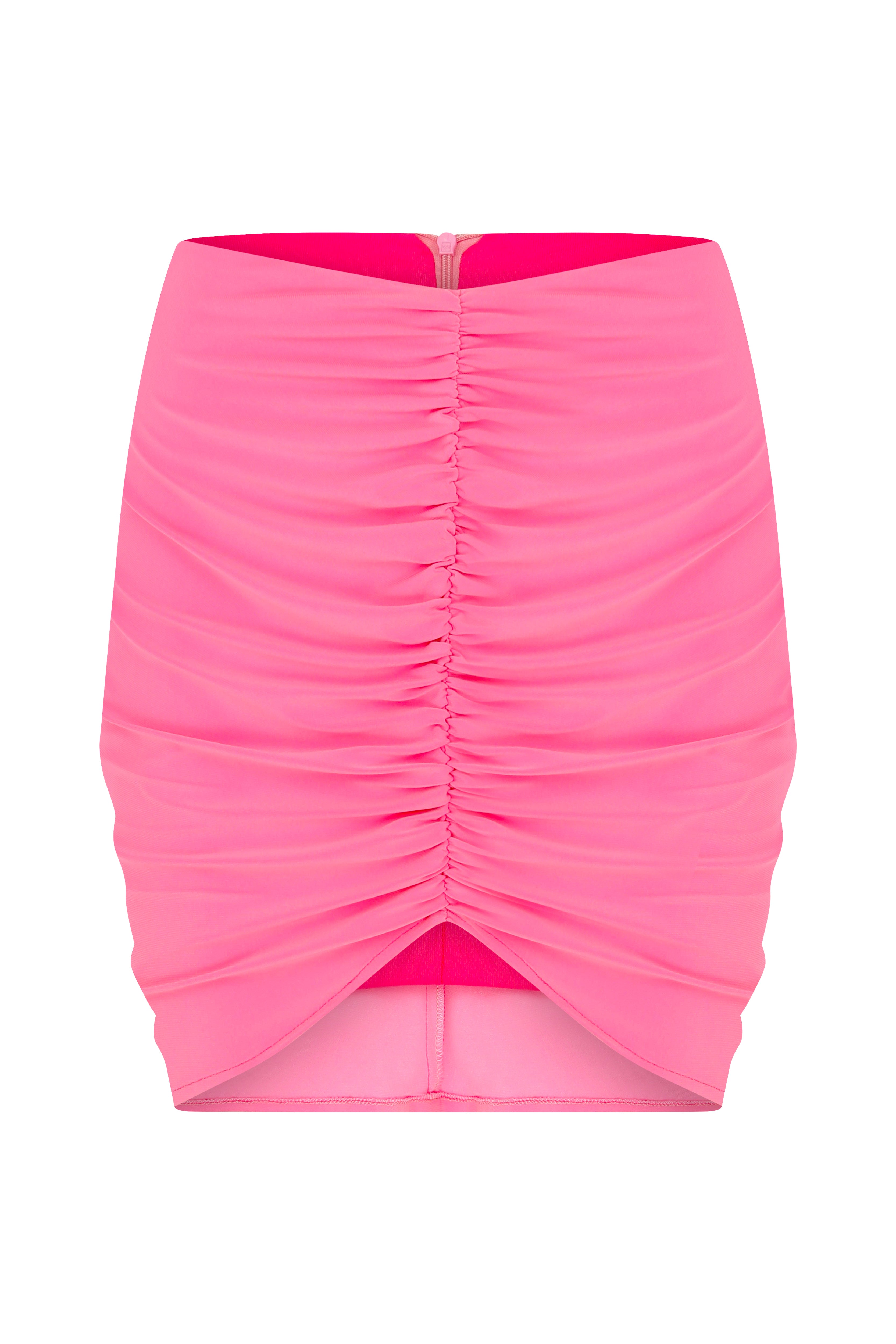 Declara-Pink Mini Skirt-1-Milagron.com