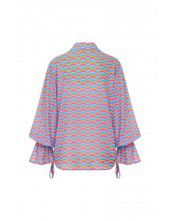 Pink Wavy Shirt