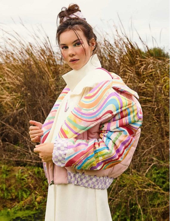 Declara-Psychedelic Feelings Bomber Jacket-Ceket-2-Milagron.com