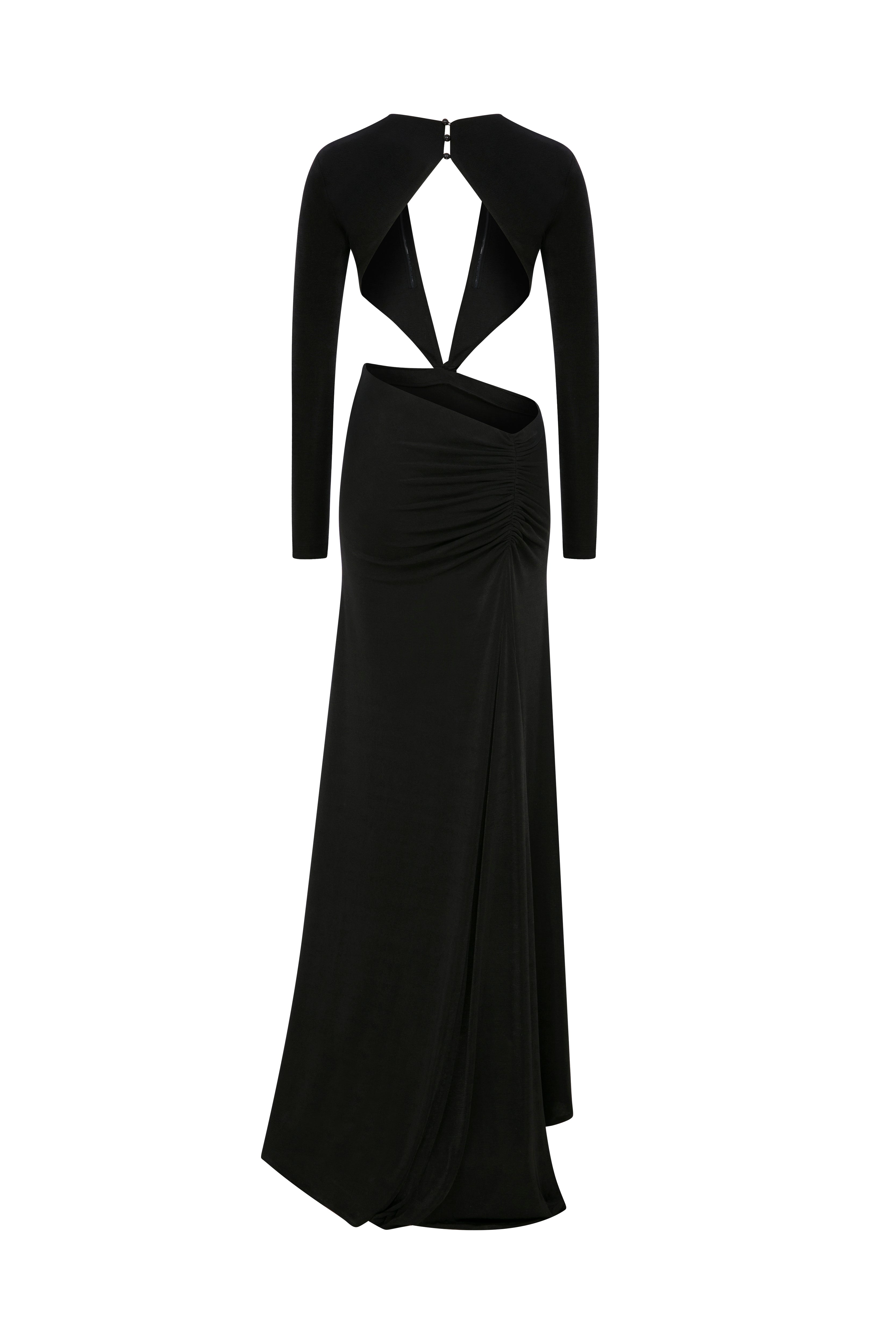Declara-Raven Dress-Elbise-3-Milagron.com