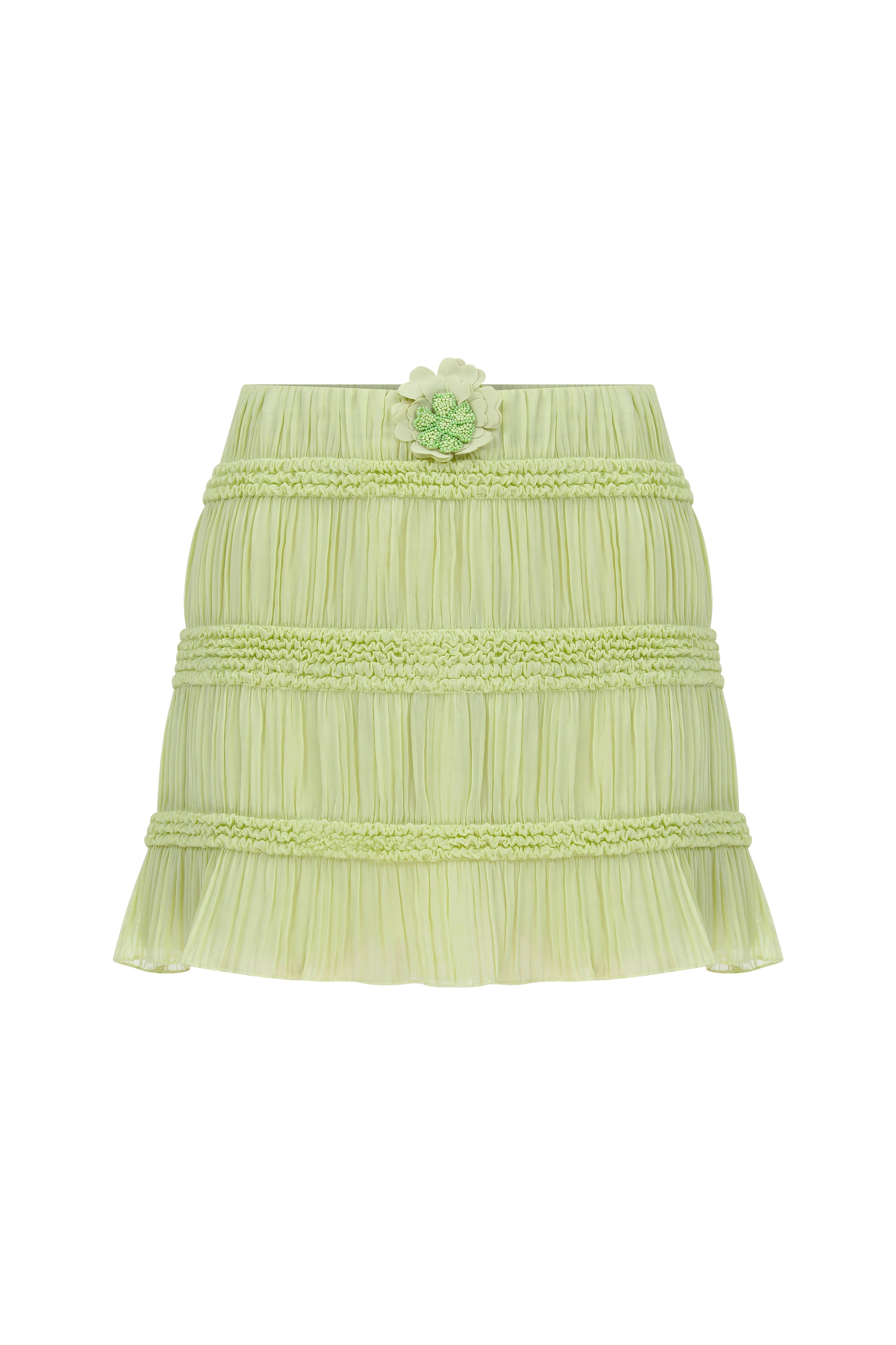 Declara-Sage Floral Skirt-7-Milagron.com