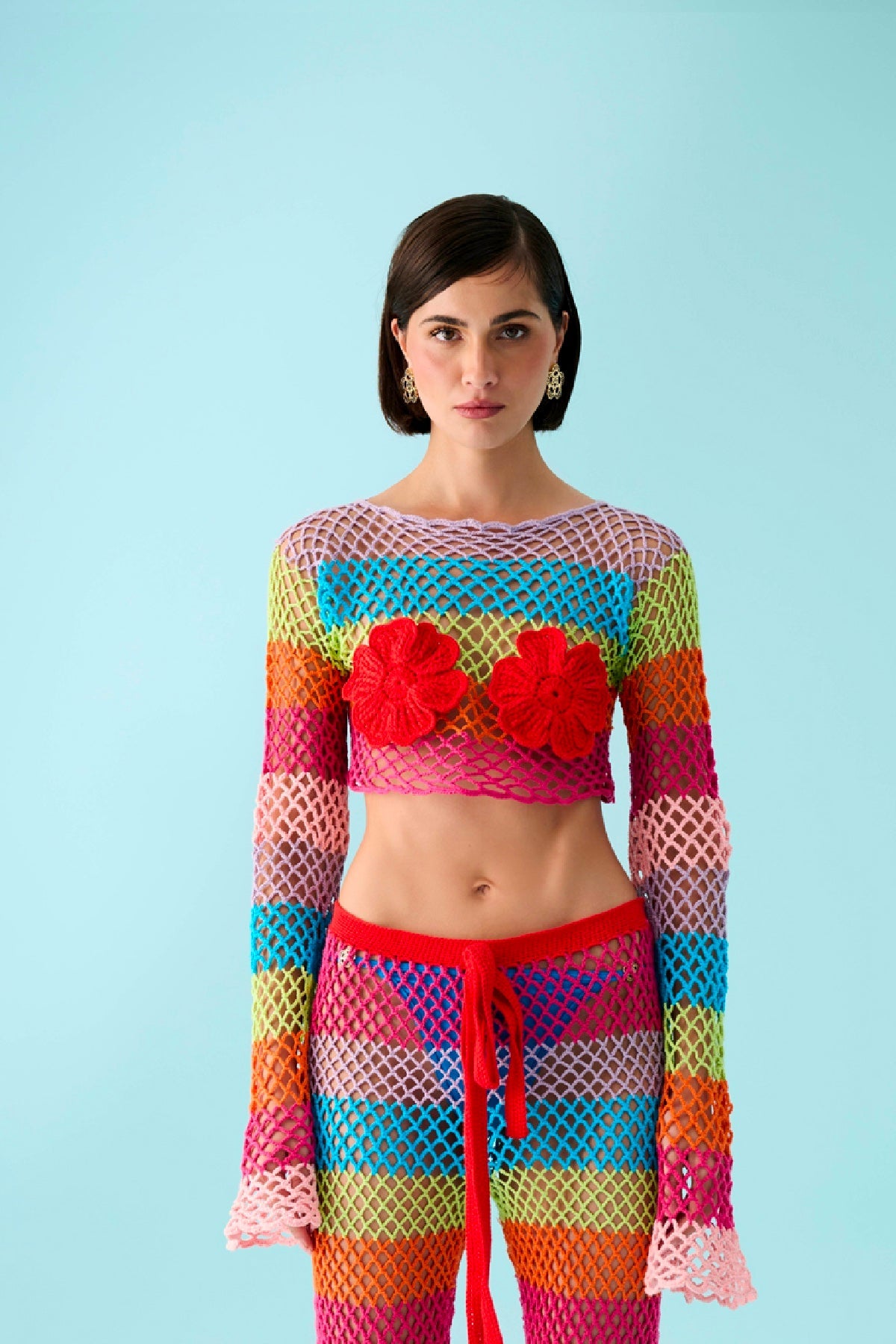 Declara-Viola Floral Top-1-Milagron.com