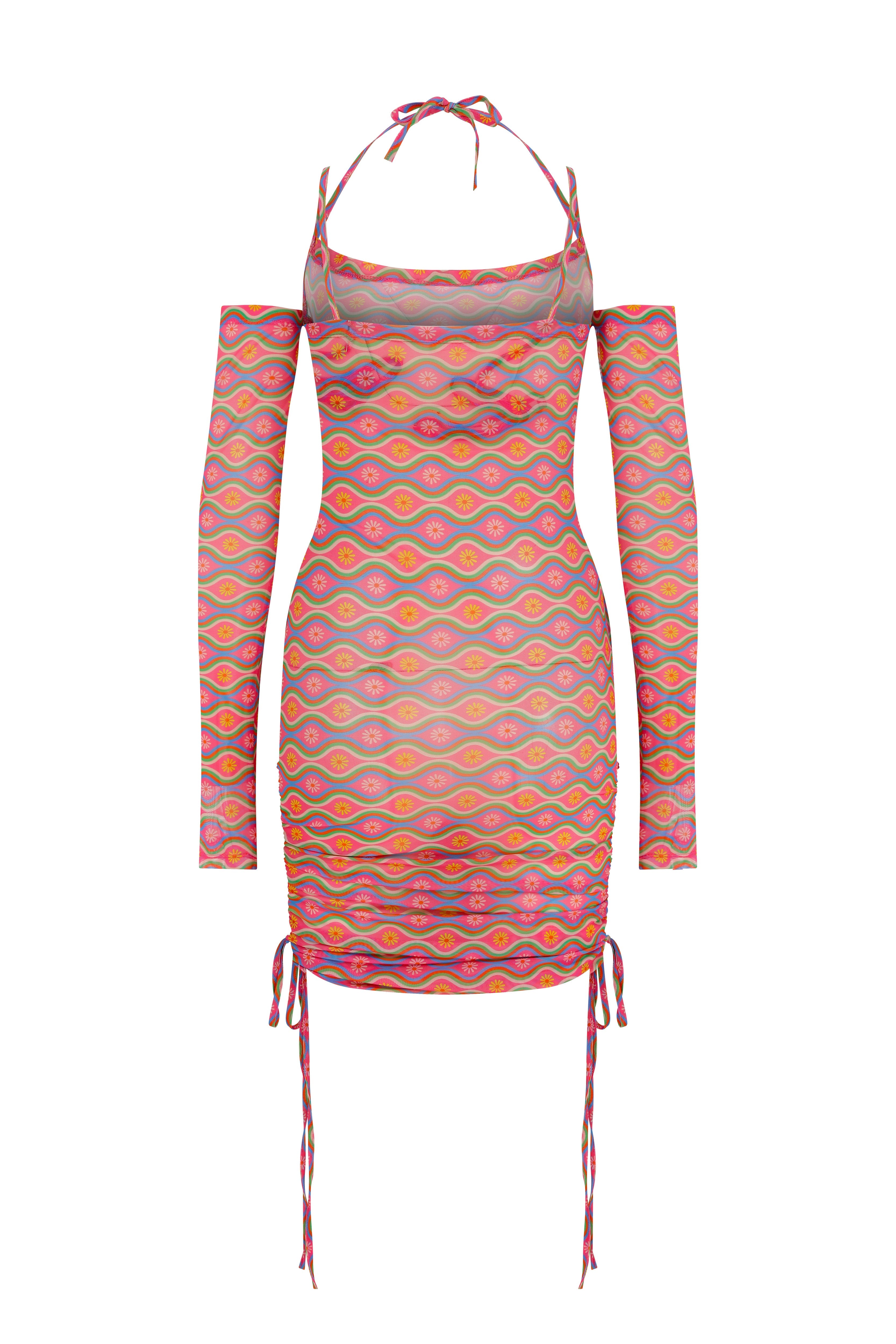 Declara-Viva Bloom Dress-Elbise-4-Milagron.com