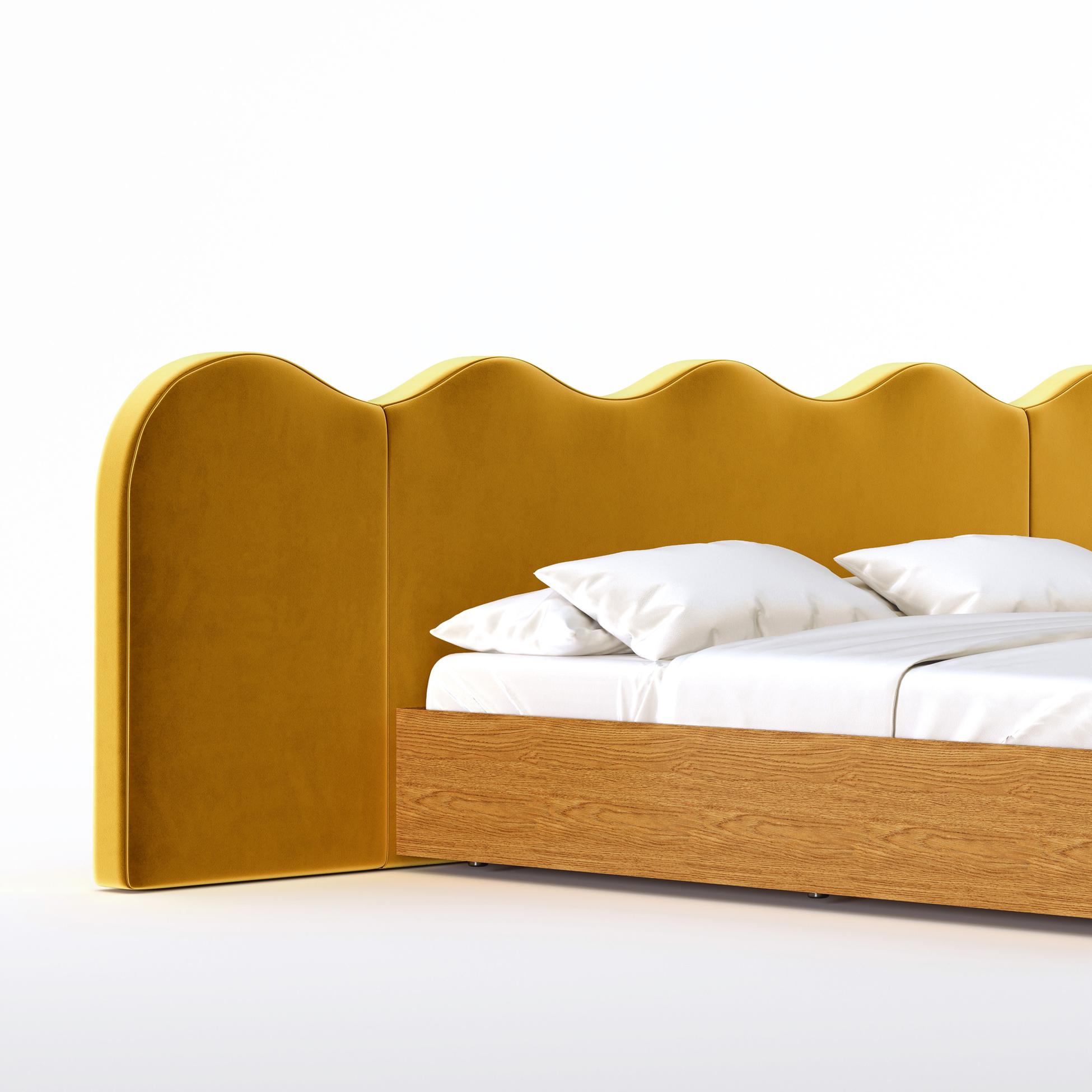 Dekorlist-Wavy Bazalı Karyola-Yatak-2-Milagron.com