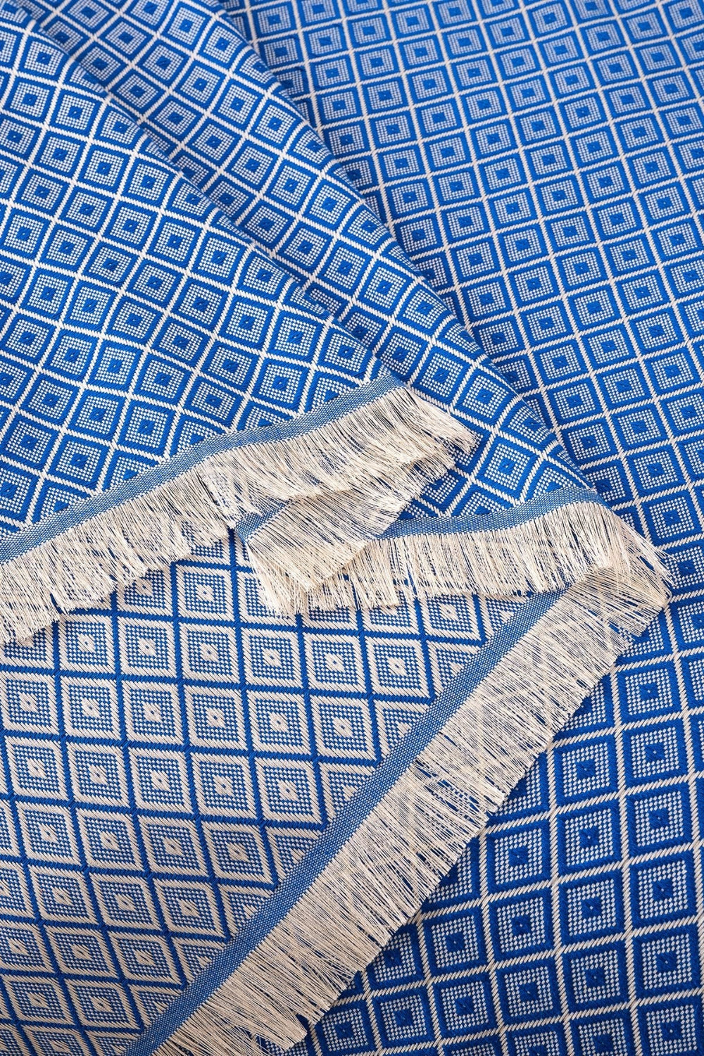 Denizli Concept-Diamonds Çi̇ft Ki̇şi̇li̇k Pi̇ke Takımı-Nevresim Takımı-2-Milagron.com