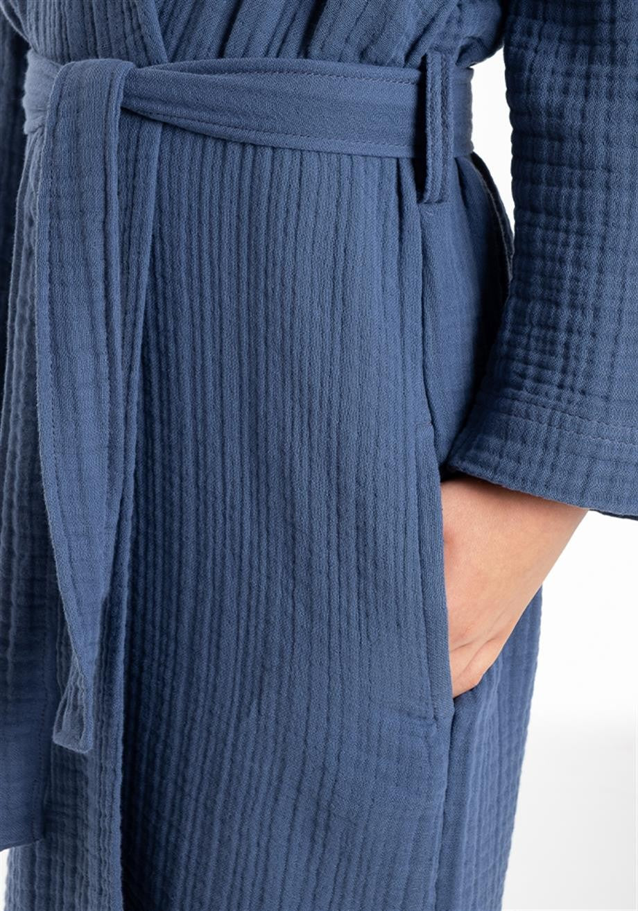 Denizli Concept-Kapşonlu Müsli̇n Çocuk Bornoz-Bornoz-14-Milagron.com