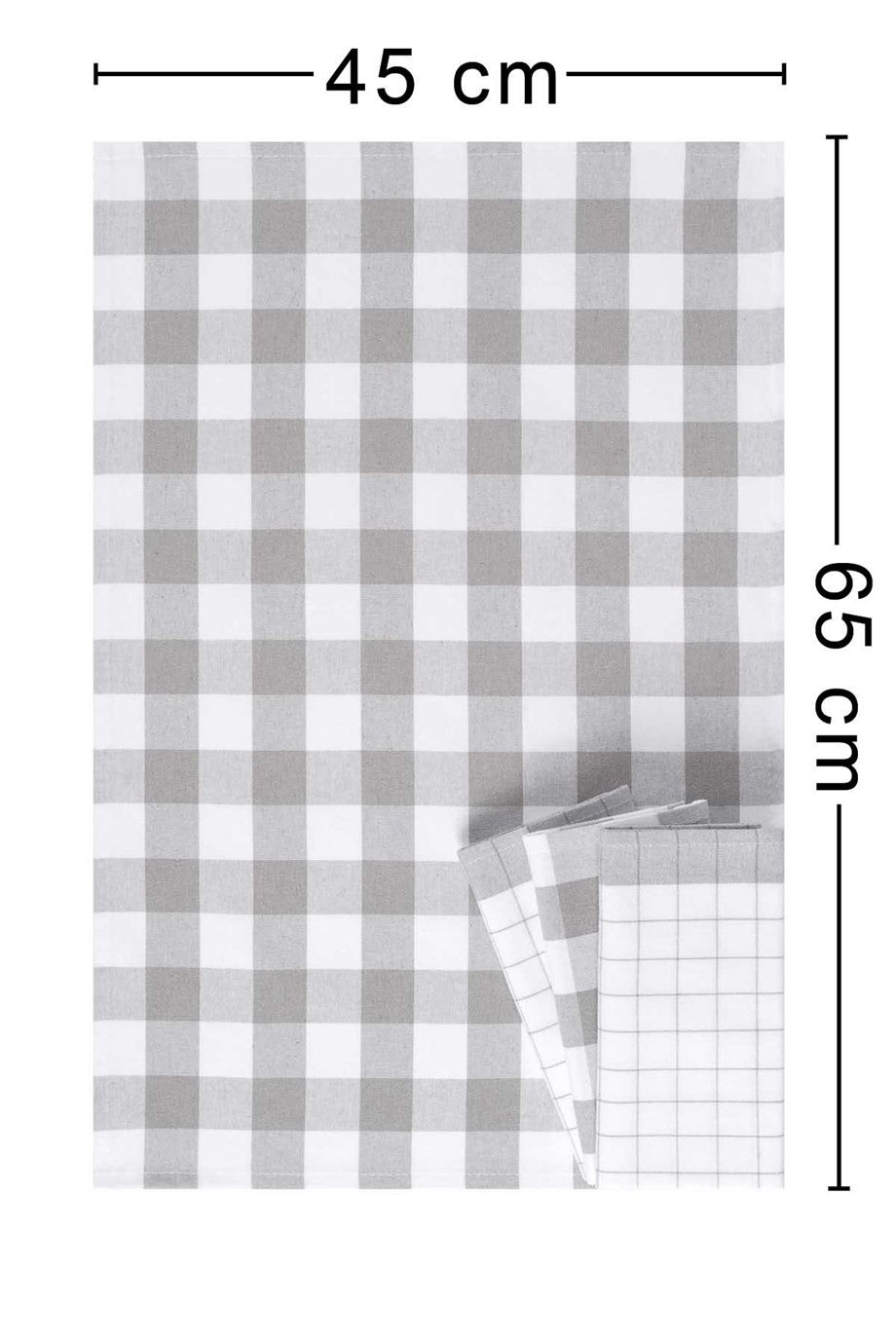 Denizli Concept-Madri̇d 4'lü Kurulama Bezi̇ Gri̇-Kurulama Bezi̇-3-Milagron.com