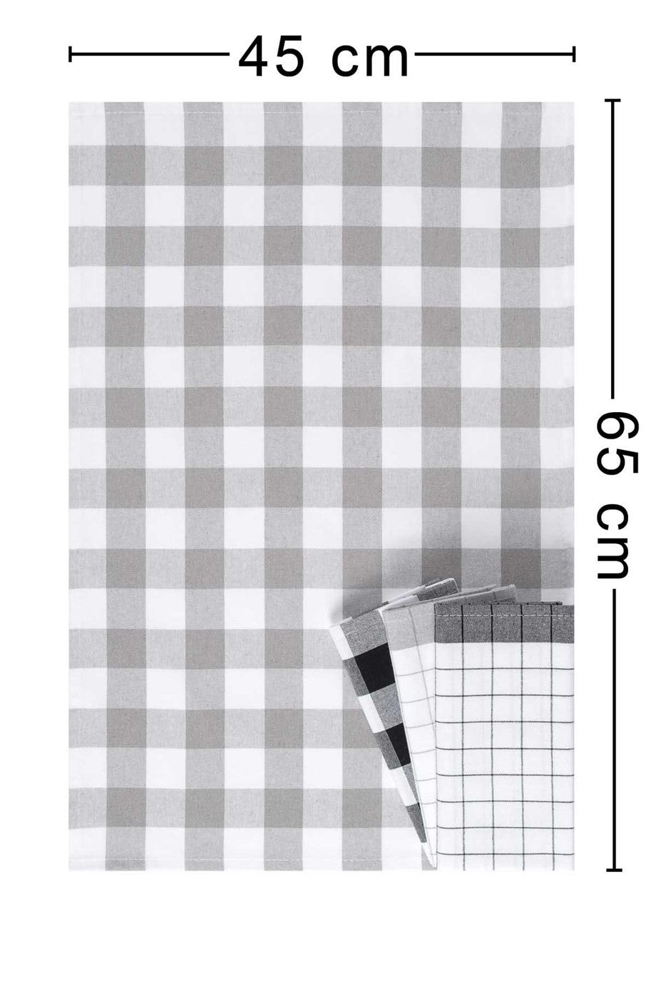 Denizli Concept-Madri̇d 4'lü Kurulama Bezi̇ Gri̇ Si̇yah-Kurulama Bezi̇-3-Milagron.com