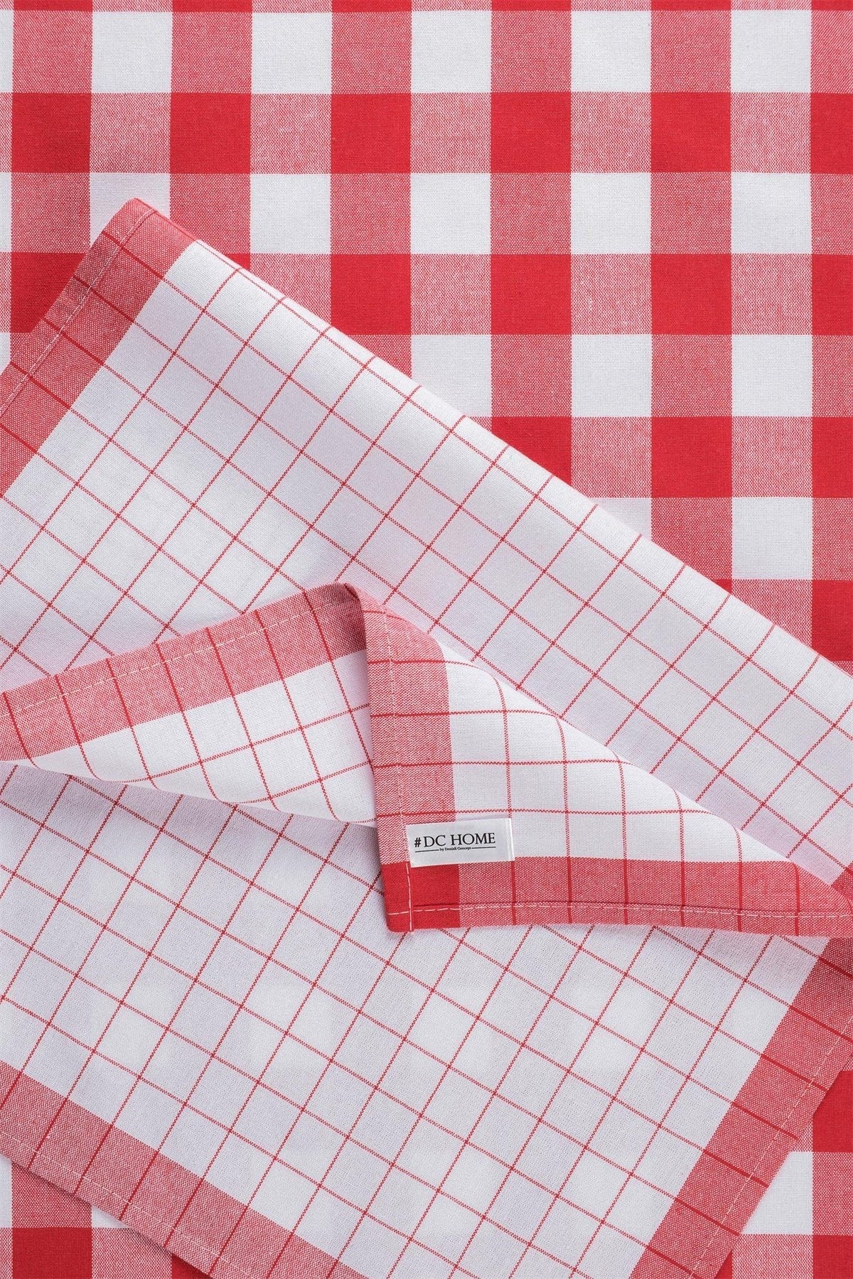 Denizli Concept-Madri̇d 4'lü Kurulama Bezi̇ Kırmızı-Kurulama Bezi̇-4-Milagron.com