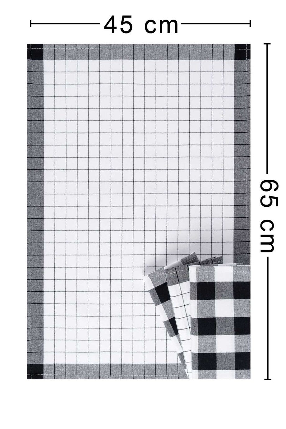 Denizli Concept-Madri̇d 4'lü Kurulama Bezi̇ Si̇yah-Havlu & Peştamal-3-Milagron.com