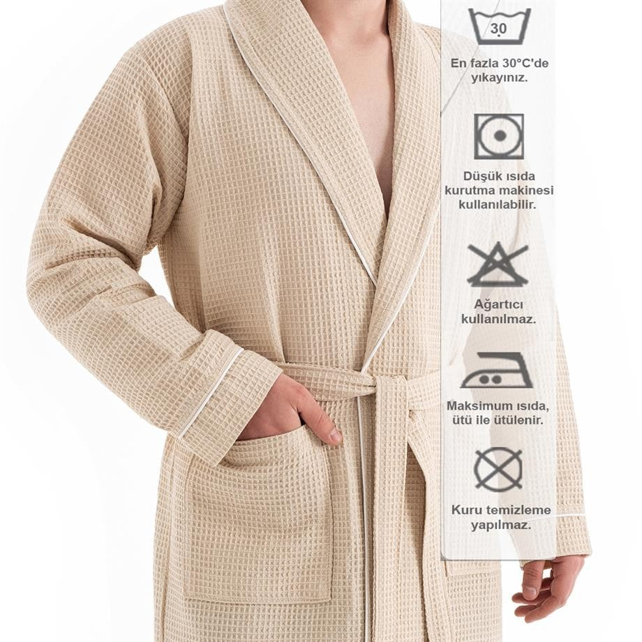 Denizli Concept-Unisex Soho Pi̇ke Bornoz-Bornoz-30-Milagron.com