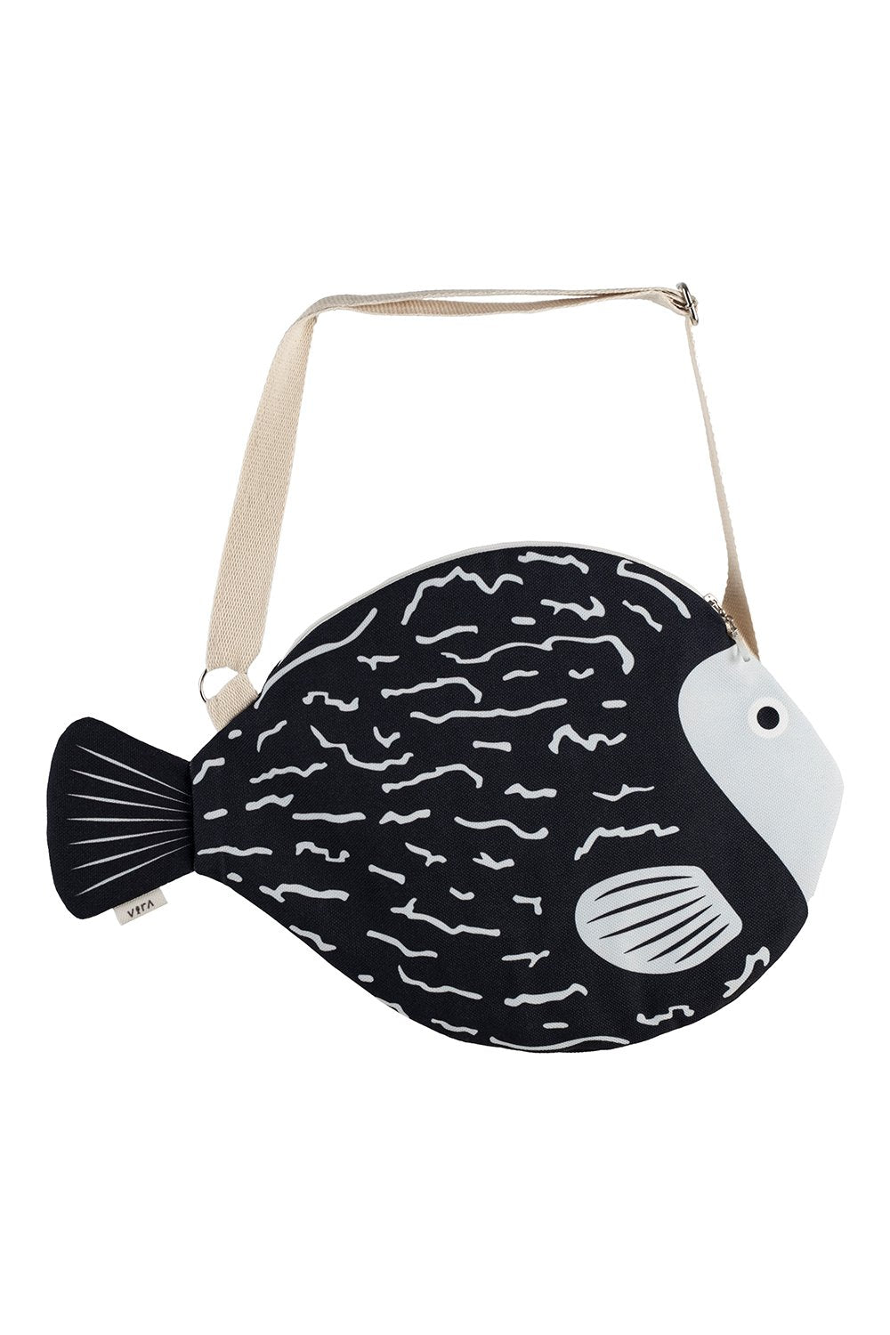 Design Vira-Black Blowfish-Omuz Çantası-2-Milagron.com