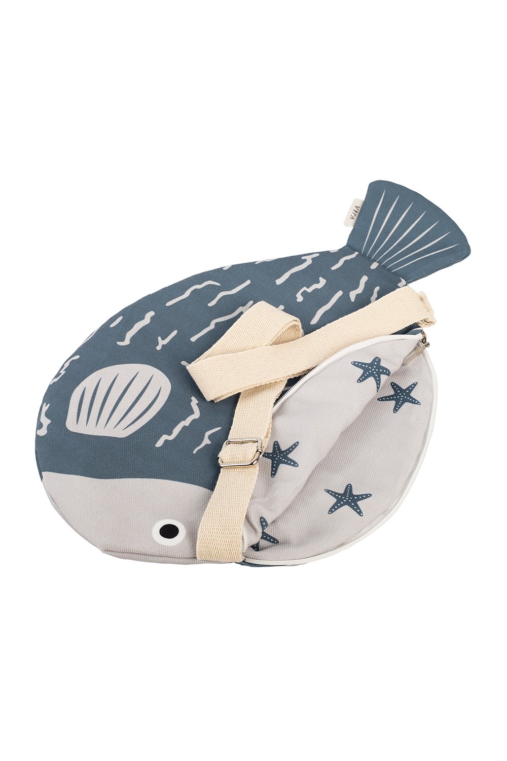 Design Vira-Blue Blowfish-Omuz Çantası-3-Milagron.com