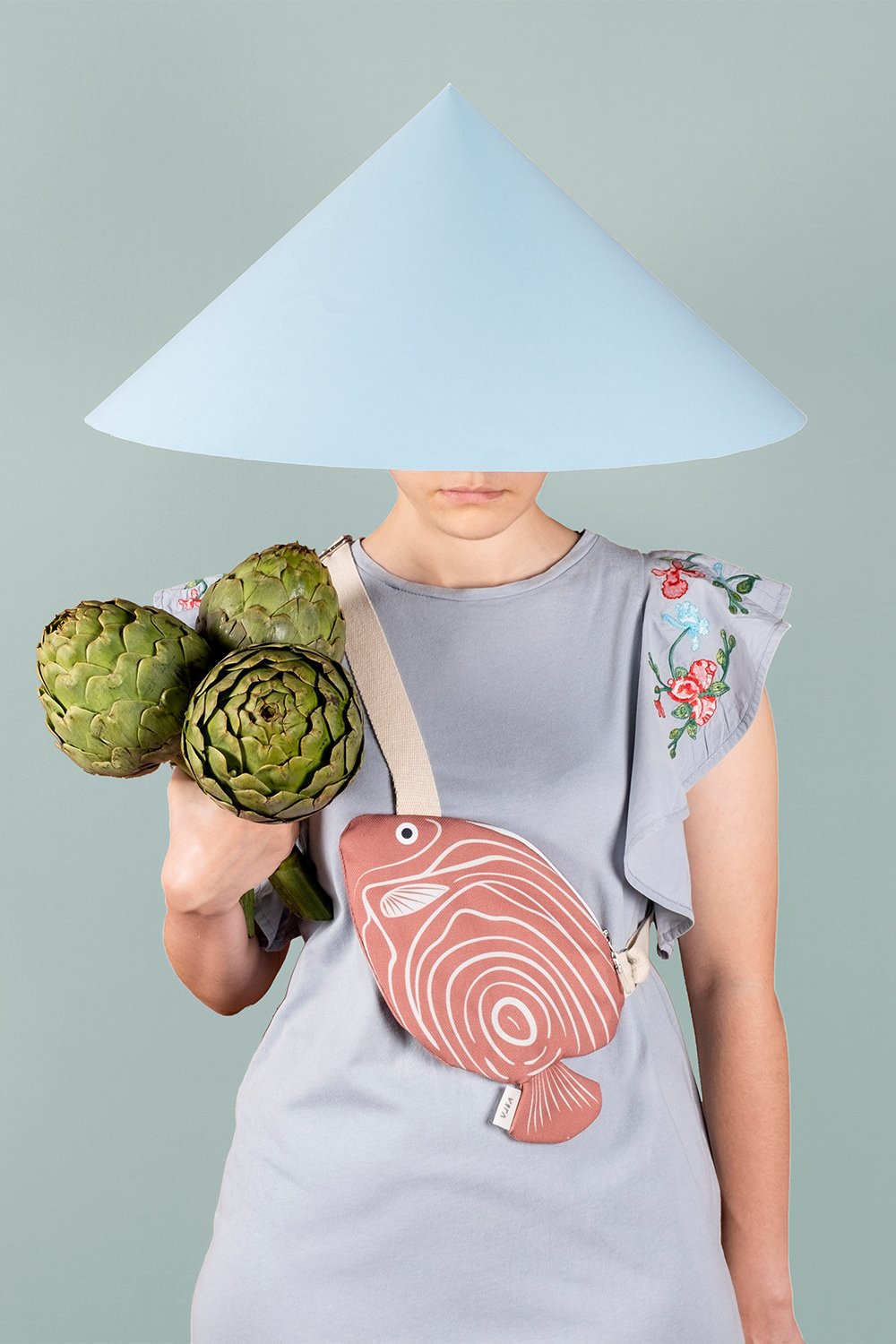 Design Vira-Coral Emperor Angelfish-Bel Çantası-1-Milagron.com