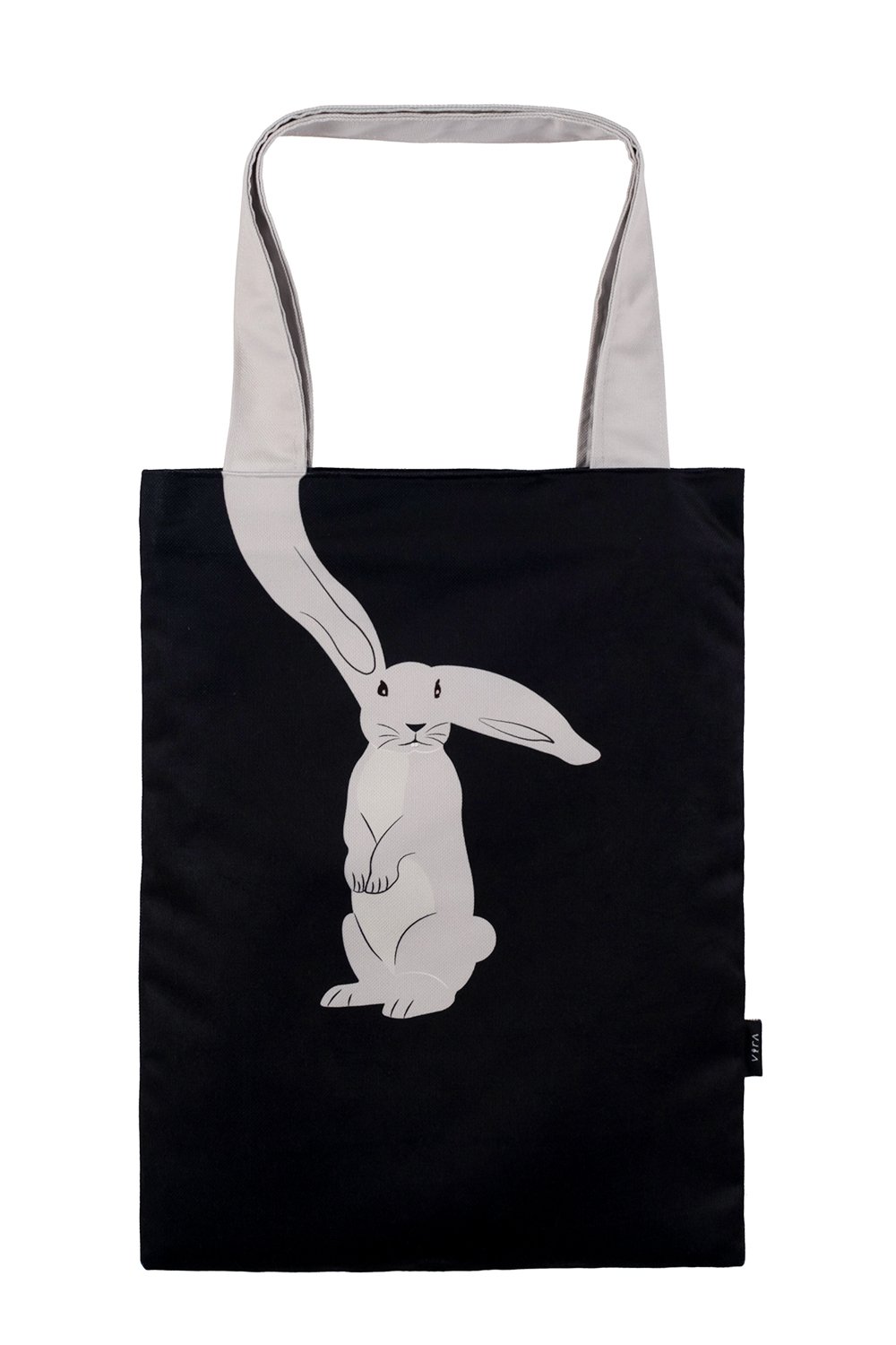 Design Vira-Dark Rabbit Tote Bag-Omuz Çantası-2-Milagron.com