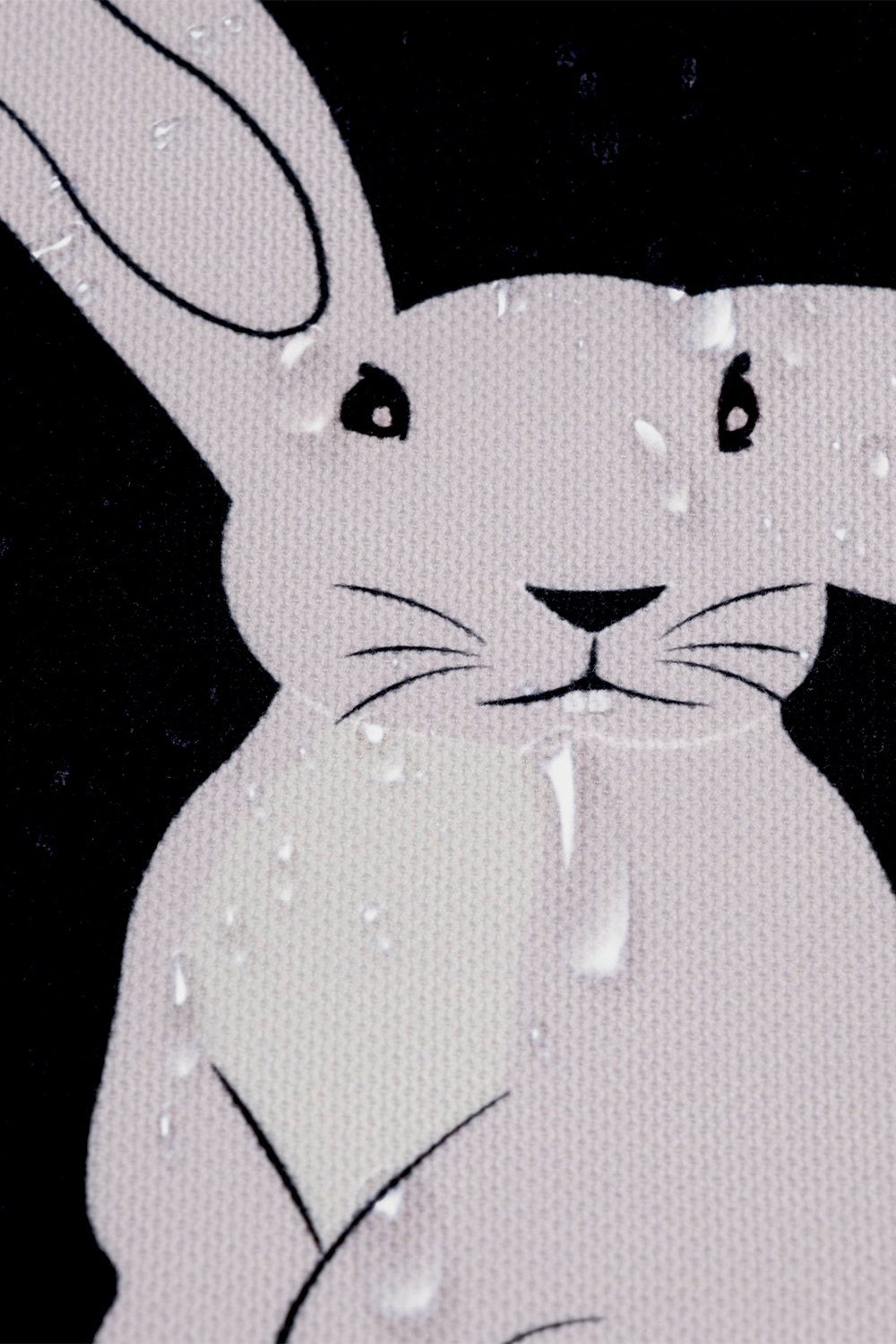 Design Vira-Dark Rabbit Tote Bag-Omuz Çantası-4-Milagron.com