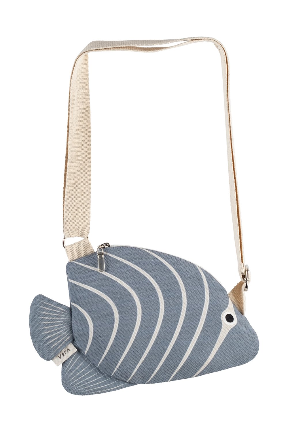 Design Vira-Gray Regal Angelfish-Bel Çantası-3-Milagron.com
