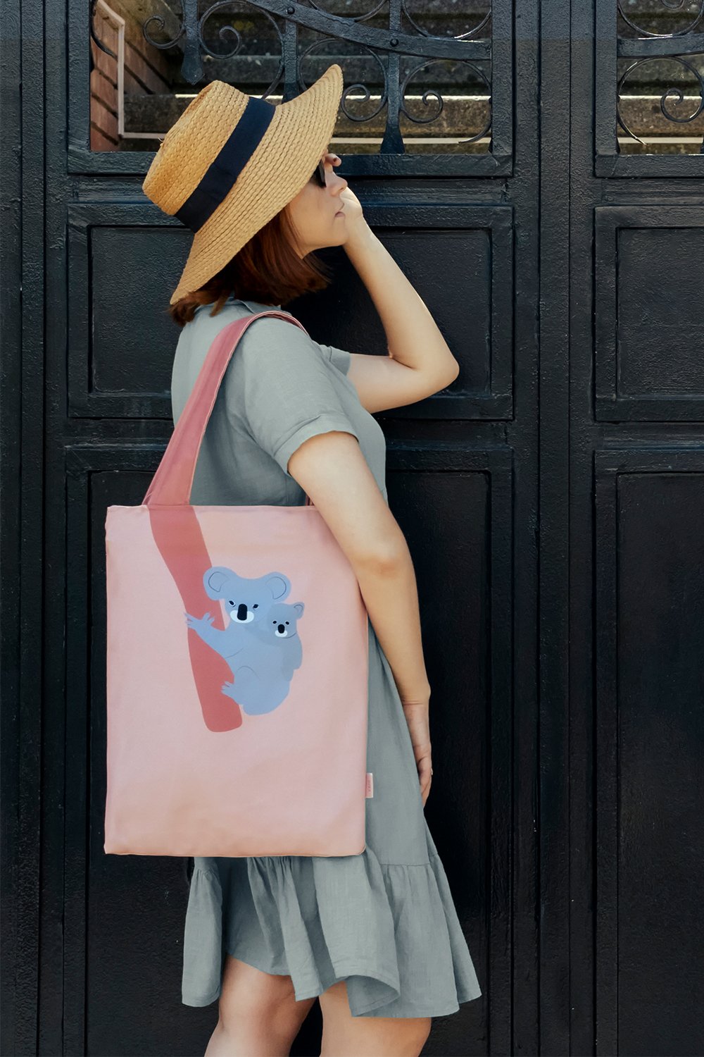 Design Vira-Koala Tote Bag-Omuz Çantası-1-Milagron.com