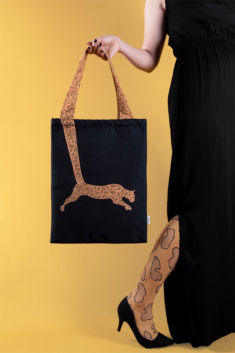 Design Vira-Leopard Tote Bag-Omuz Çantası-1-Milagron.com