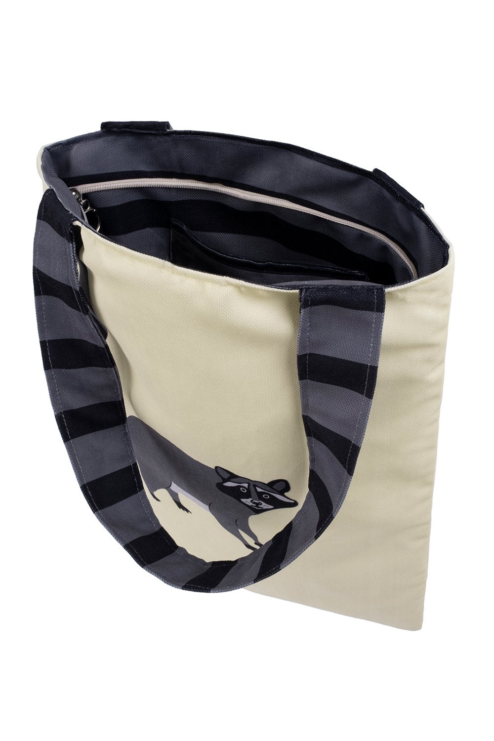 Design Vira-Raccoon Tote Bag-Omuz Çantası-4-Milagron.com