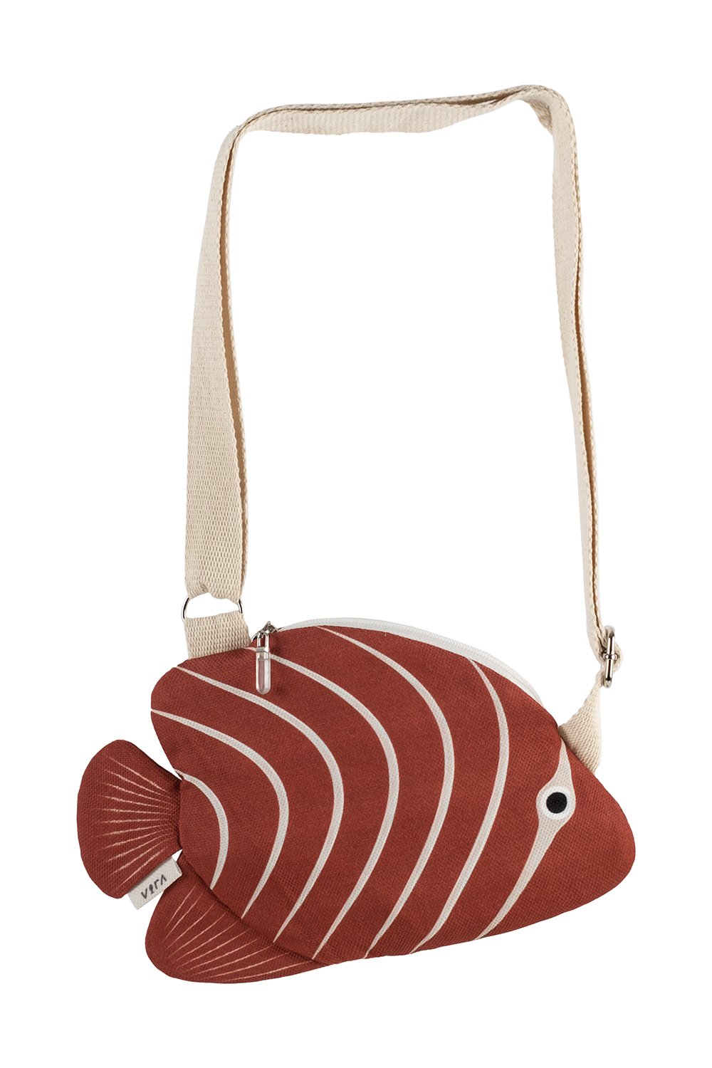 Design Vira-Red Regal Angelfish-Bel Çantası-2-Milagron.com