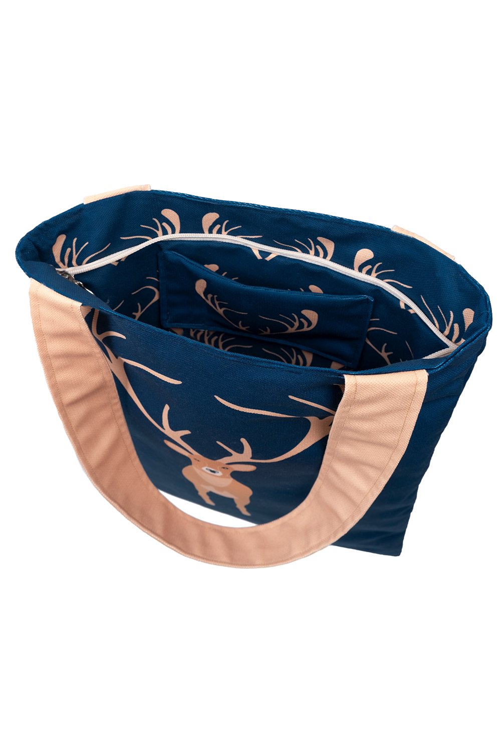 Design Vira-Reindeer Tote Bag-Omuz Çantası-3-Milagron.com