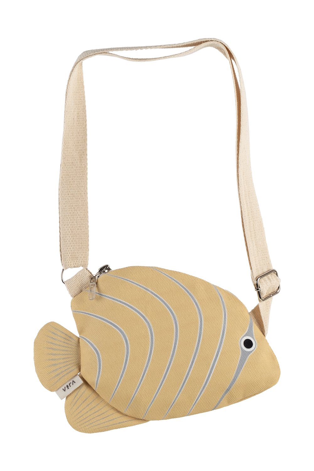 Design Vira-Yellow Regal Angelfish-Bel Çantası-4-Milagron.com