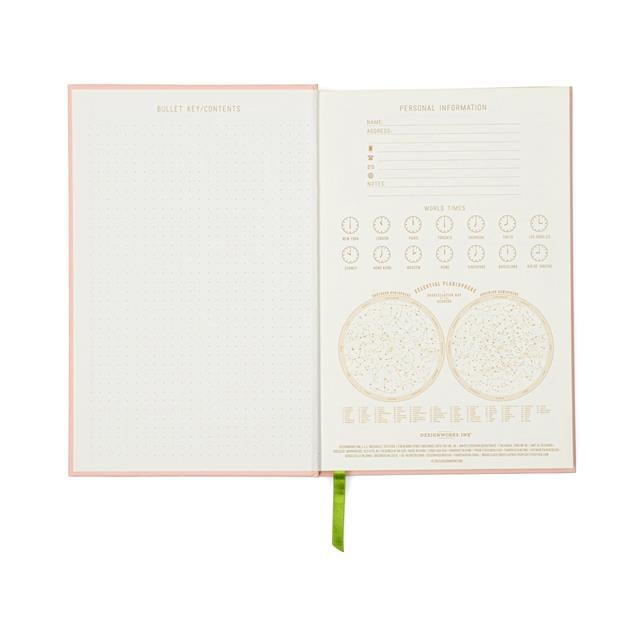 Designwork Ink-Design Works Ink A Dopo çizgili Defter Flower-Çizgili-4-Milagron.com
