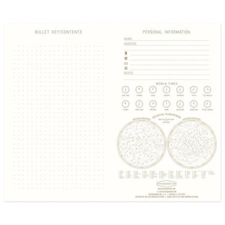 Designwork Ink-Design Works Ink Kumaş Kaplı Moon Phases Defter-Defter-5-Milagron.com