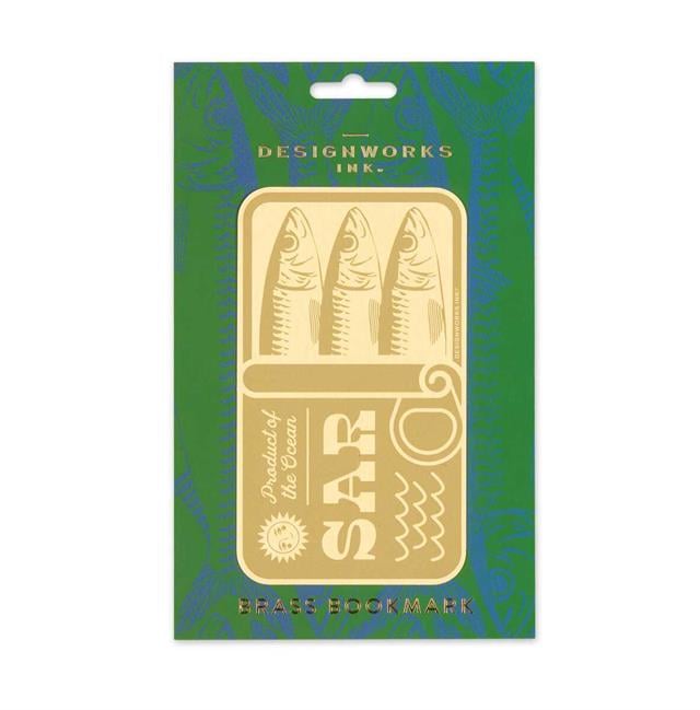 Designwork Ink-Design Works Jumbo Metal Kitap Ayracı Sardines-Kitap Ayracı-1-Milagron.com