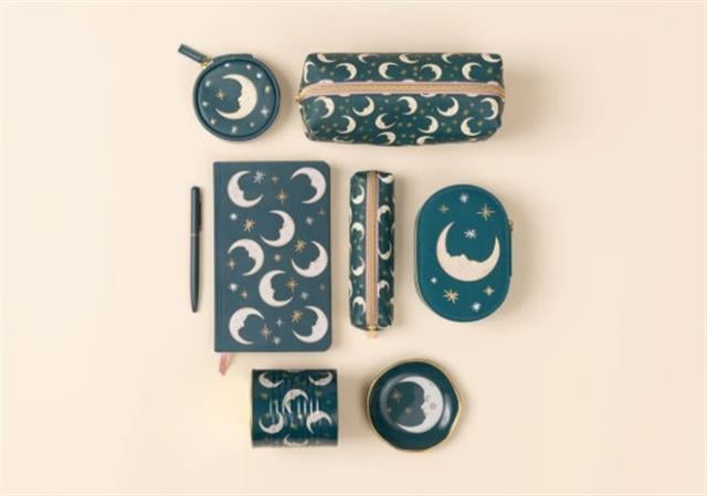 Designwork Ink-Designworks Ink Kadife İlaç Kutusu Teal Moon-Aksesuar-3-Milagron.com