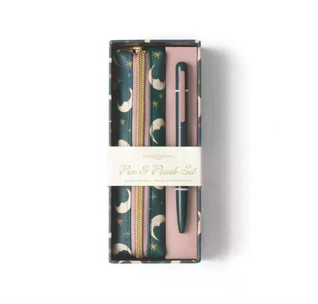Designwork Ink-Designworks Ink Kalem & Kalemlik Seti Teal Moon-Kalemlik-1-Milagron.com