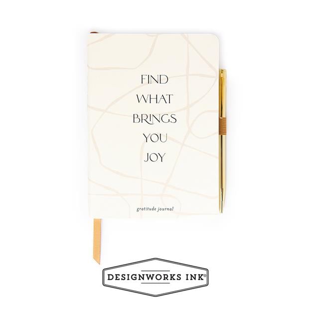 Designwork Ink-Gratitude Journal Brings You Joy Şükür Günlüğü-Defter-4-Milagron.com