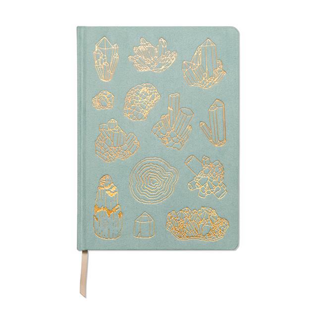 Designwork Ink-Jumbo Journal Suedette Mineralogy Defter-Defter-1-Milagron.com