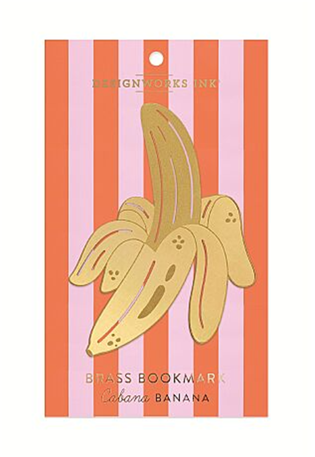 Designworks Ink Jumbo Metal Kitap Ayracı Cabana Banana