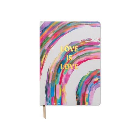 Designwork Ink-Kumaşlı Kaplı Jumbo Boy Love Is Love Defter-Defter-1-Milagron.com