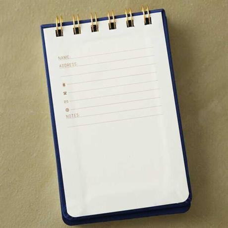 Designworks Ink Twin Wire Bookcloth Notepad - Live By The Sun Not Defteri