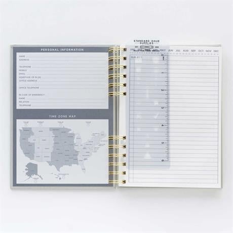 Designwork Ink-Standard Issue Spiralli Defter Ochre-Defter-2-Milagron.com