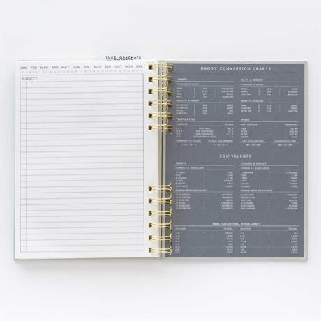 Designwork Ink-Standard Issue Spiralli Defter Ochre-Defter-3-Milagron.com