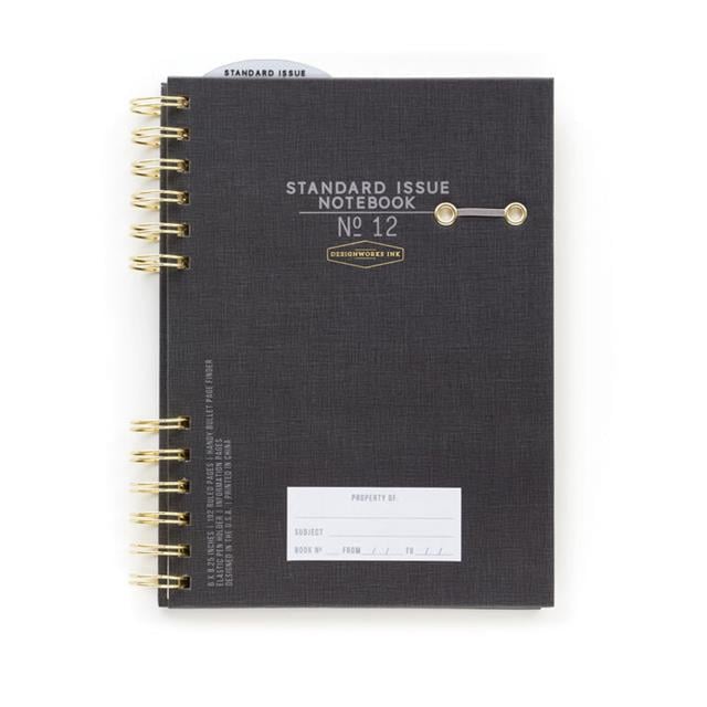 Designwork Ink-Standart Issue Defter Black-Defter-1-Milagron.com