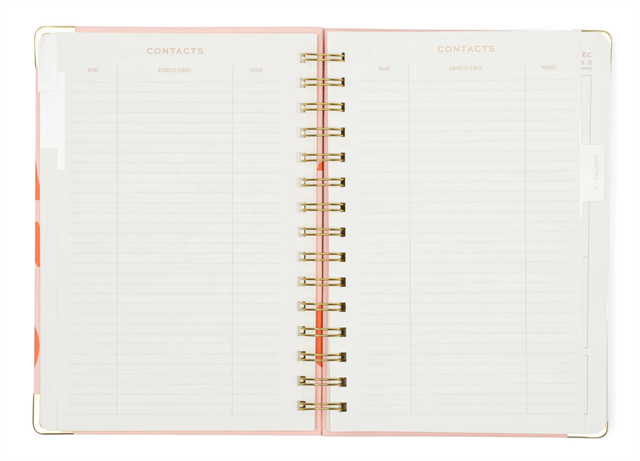 Designworks Ink Undated Planner/Ajanda 13 Month Planner And Sticker Sheet, Perpetual
